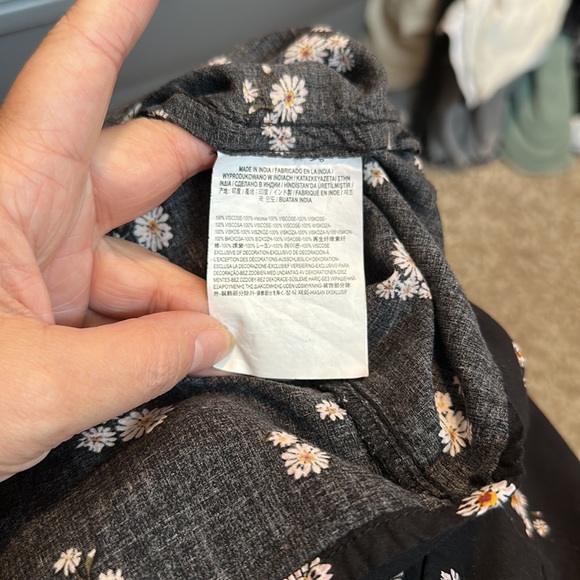 Vans Floral Button Up Dress - Picture 4 of 4